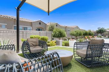 Outdoor lounge seating